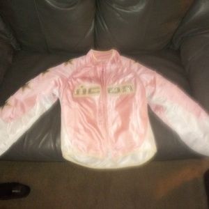 ICON  motorcycle Jacket womans SZ small/PINK